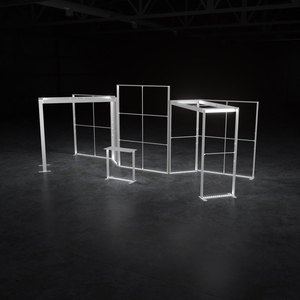 34-5EZGO_Exhibition_Modular_Lightbox_Booth_Ceiling_Arch_Kit15-8x3m