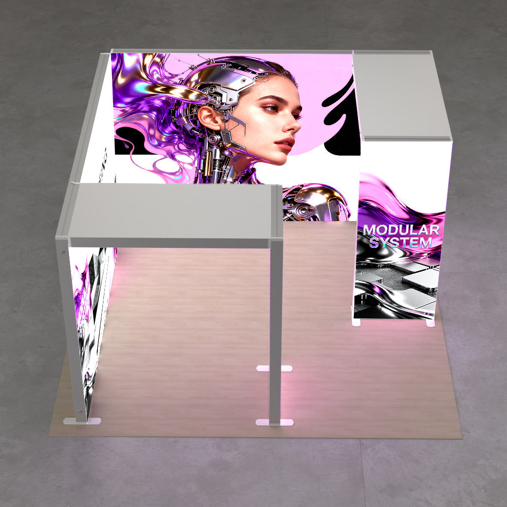 37-4EZGO_Exhibition_Stand_Led_Lightbox_Ceiling_Arch_Kit5