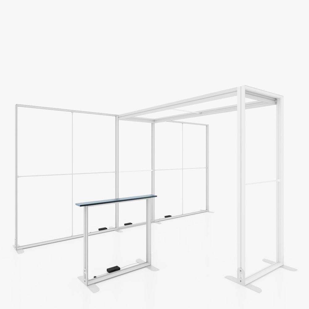 Modular Exhibition Stand LED Lightbox Ceiling Arch Display 5x3