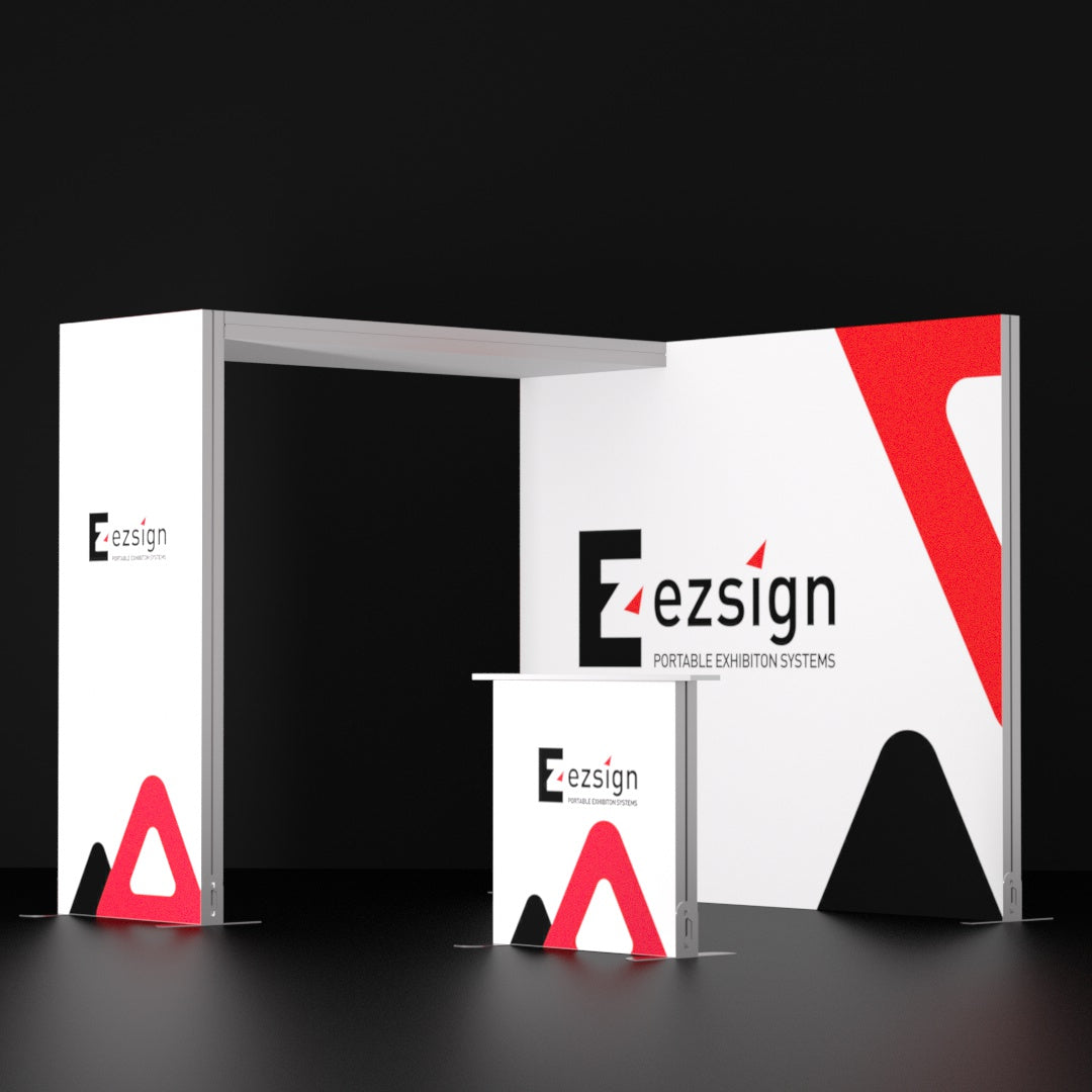 Modular Exhibition Stand LED Lightbox Ceiling Arch Display 3x2.5