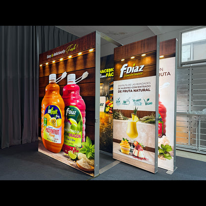 EZGO Modular Lightbox Storage Fabric Exhibition Booth3-10x10ft/3x3m