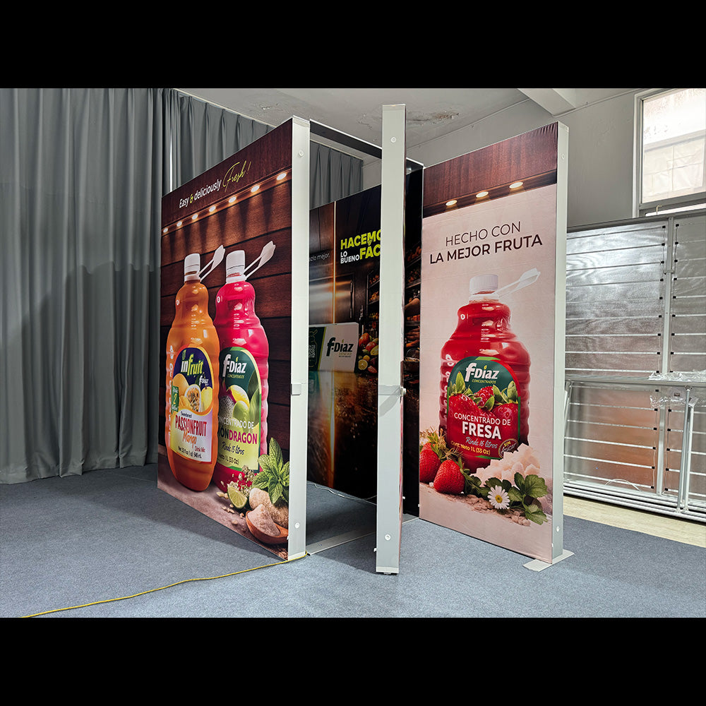 EZGO Modular Lightbox Storage Fabric Exhibition Booth3-10x10ft/3x3m