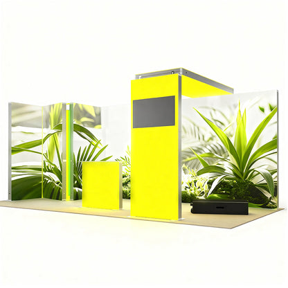 16-1EZGO_Exhibition_Modular_Lightbox_Booth_Ceiling_Arch_Kit8-6x3m