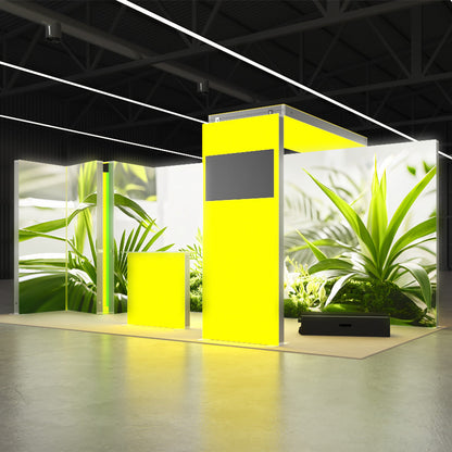 16-2EZGO_Exhibition_Modular_Lightbox_Booth_Ceiling_Arch_Kit8-6x3m