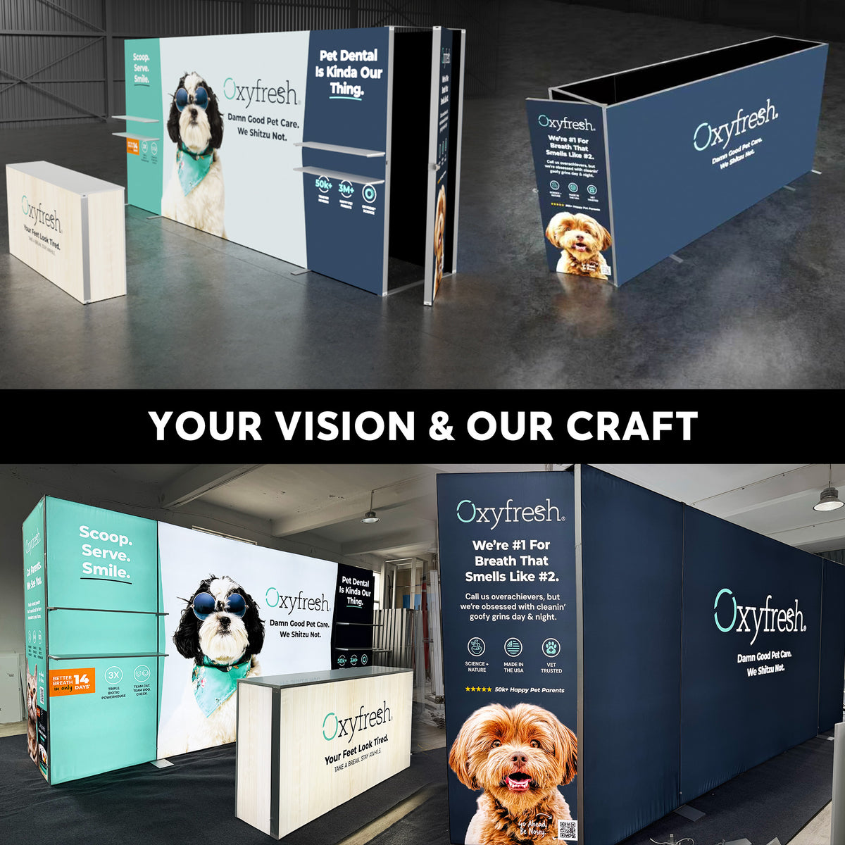 SINGO LED Curtain Backlit Exhibition Lightbox Storage Kit4-20x10ft/6x3m
