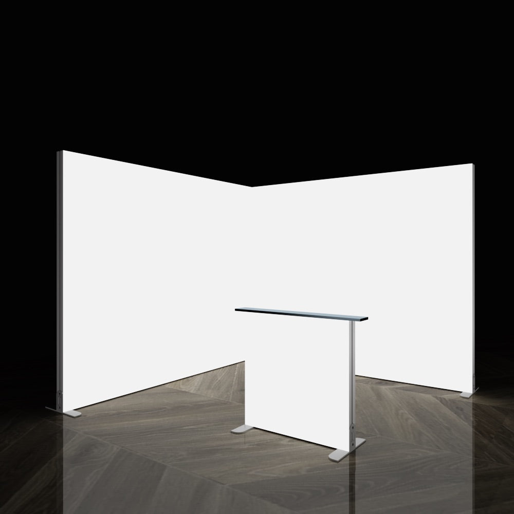 Modular Exhibition Stand LED Lightbox Ceiling Arch Display 3x3