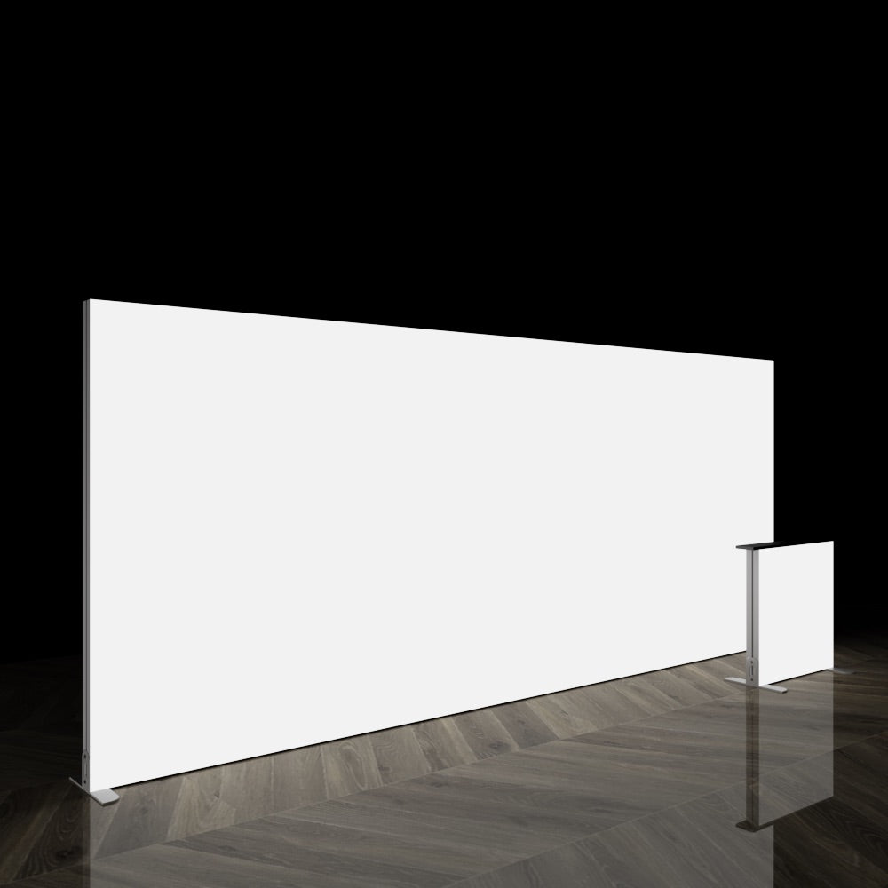 Freestanding LED Backlit Exhibition Stand Lightbox 6000 x 2500mm