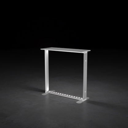 Freestanding LED Backlit Exhibition Lightbox Counter 3.3x3.3ft/1x1m