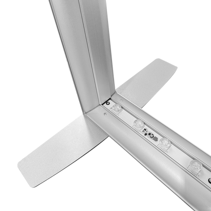 Freestanding LED Backlit Exhibition Stand Lightbox 1000 x 2000mm