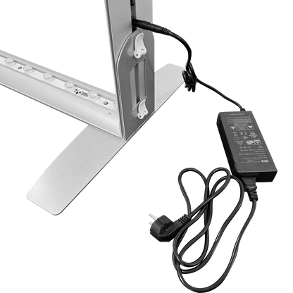 Freestanding LED Backlit Exhibition Stand Lightbox 1000 x 2000mm