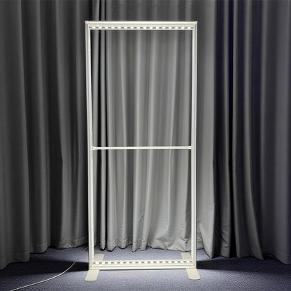 Freestanding LED Backlit Exhibition Stand Lightbox 3.3x6.5ft/1x2m