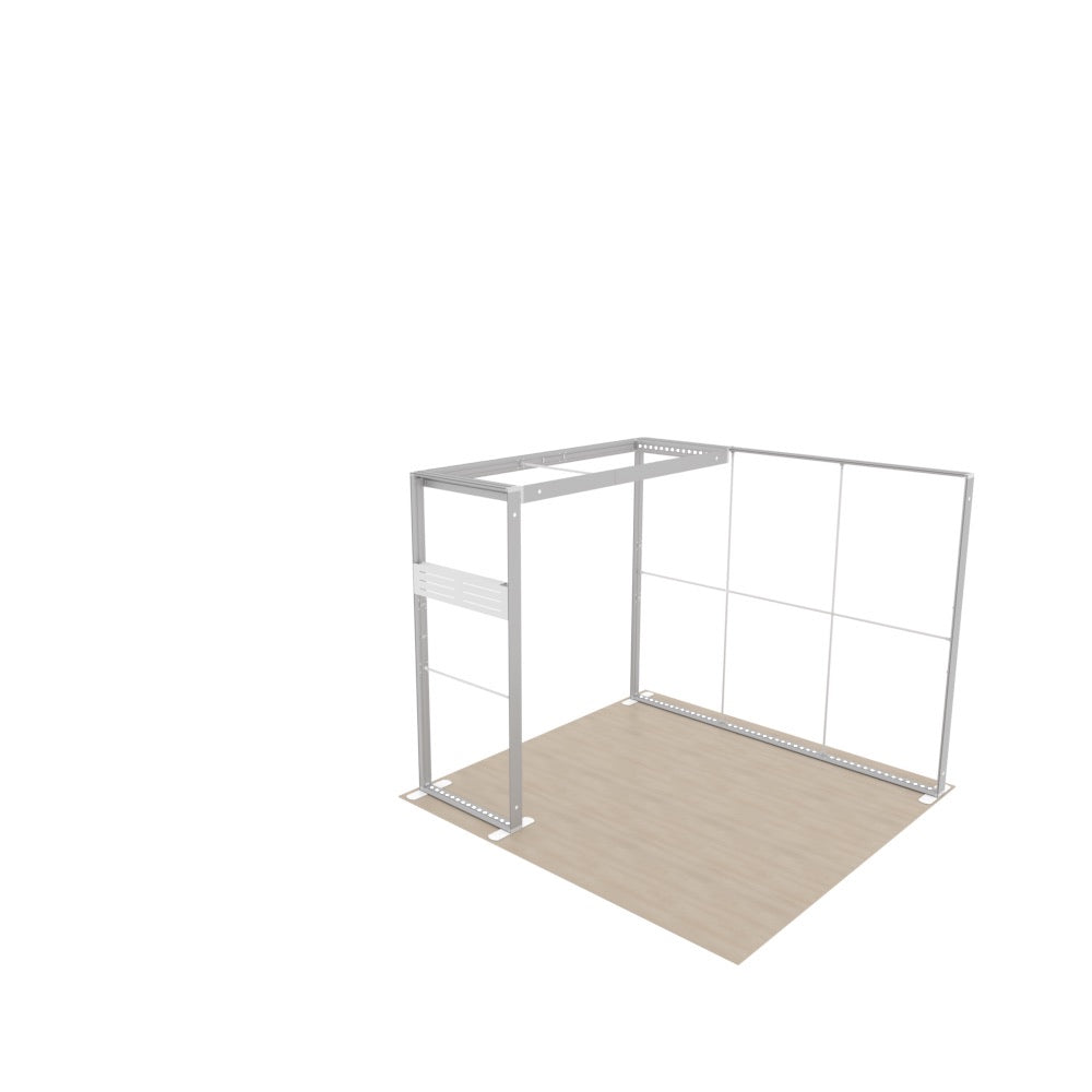 2-4EZGO_Exhibition_Modular_Lightbox_Booth_Ceiling_Arch_Kit1-3x3m