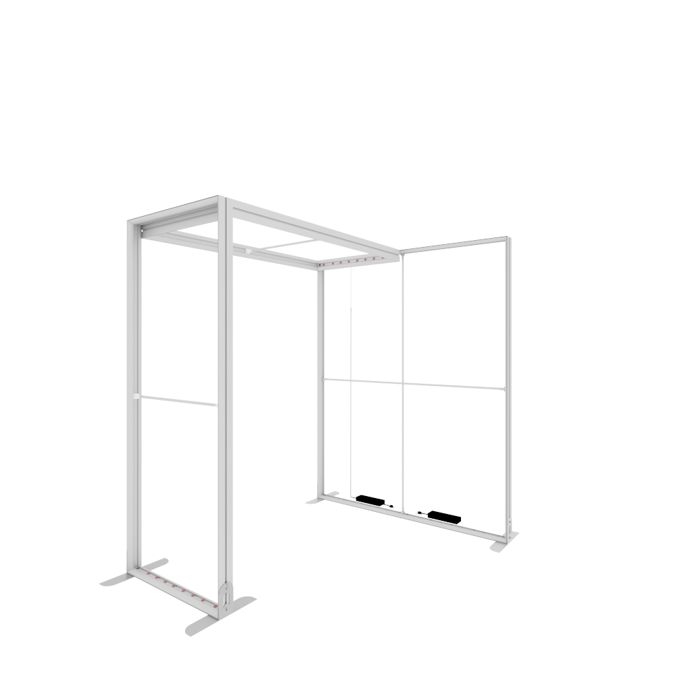 Modular Exhibition Stand LED Lightbox Ceiling Arch Display 3x2