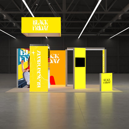 27-3EZGO_Exhibition_Stand_Led_Lightbox_Ceiling_Arch_Kit10-6x6m