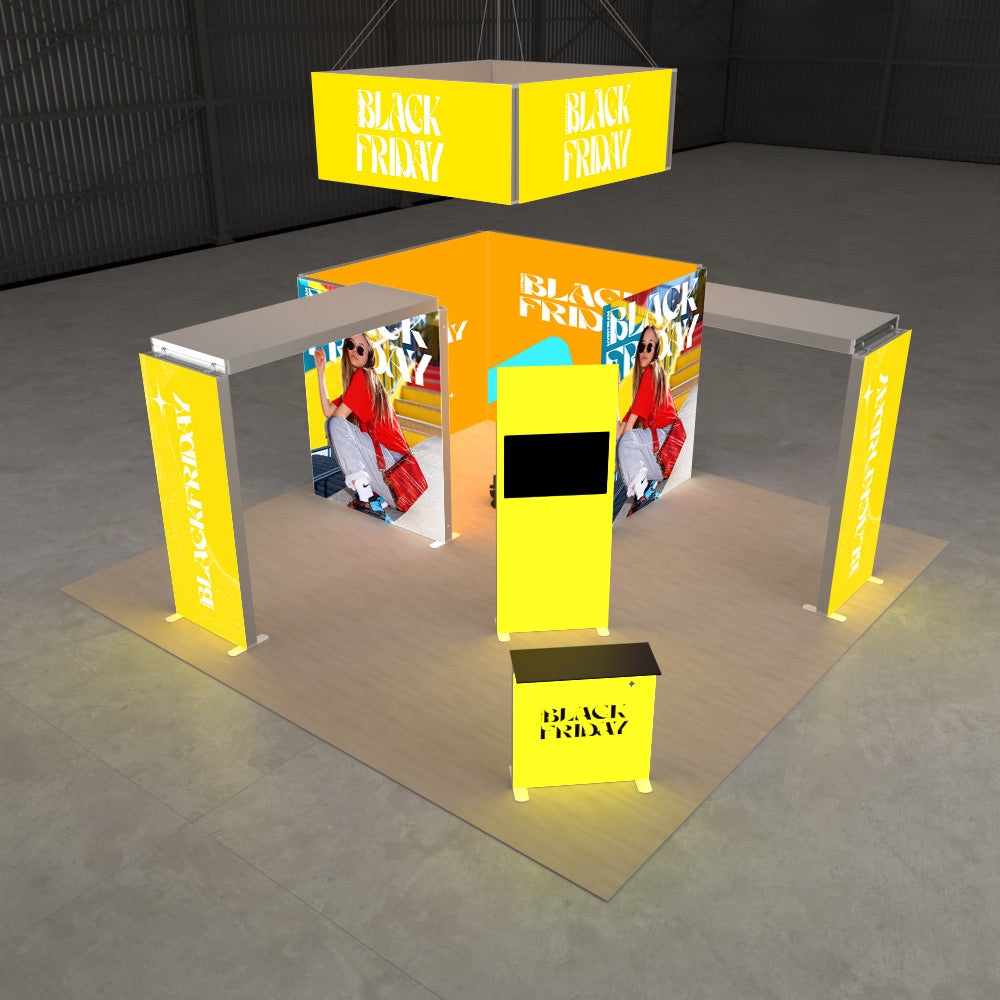 27-4EZGO_Exhibition_Stand_Led_Lightbox_Ceiling_Arch_Kit10-6x6m