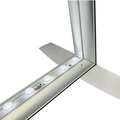 Freestanding LED Backlit Exhibition Stand Lightbox 2000 x 2500mm