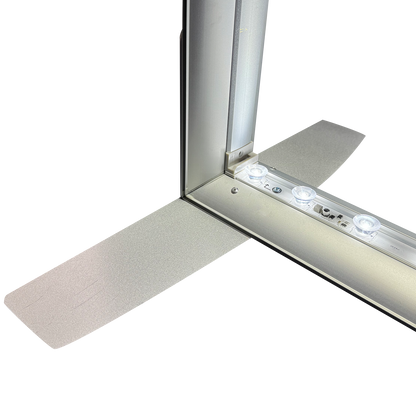 Freestanding LED Backlit Exhibition Stand Lightbox 2000 x 2500mm