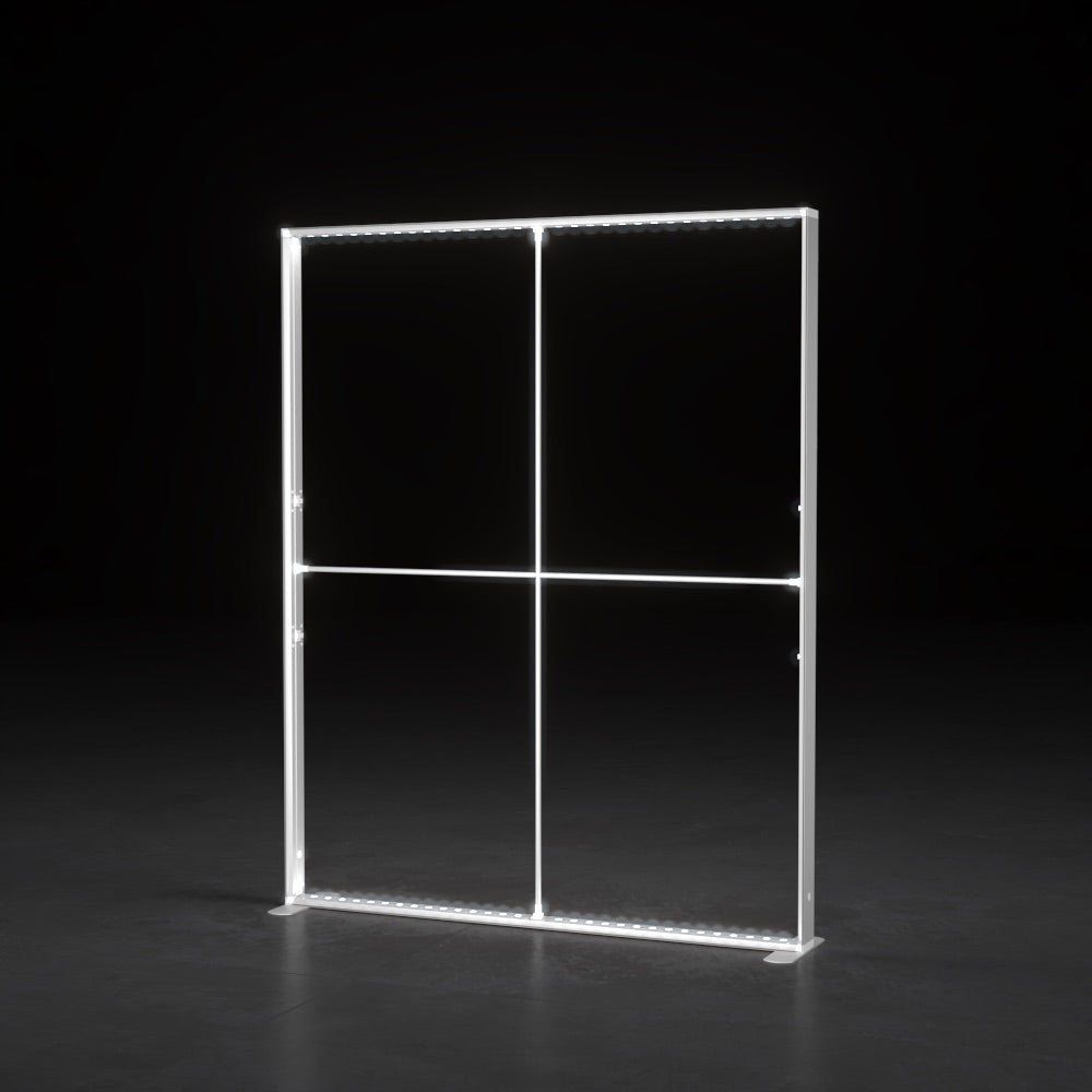Freestanding LED Backlit Exhibition Stand Lightbox 6.5x8ft/2x2.44m