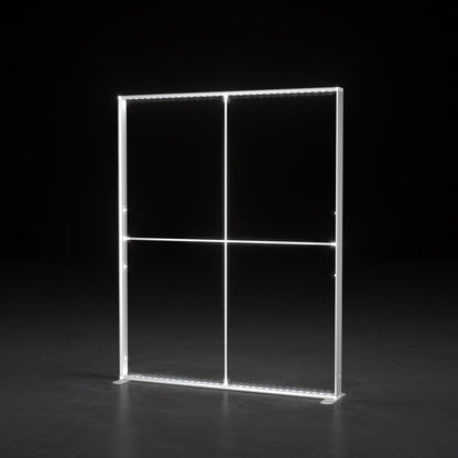 Freestanding LED Backlit Exhibition Stand Lightbox 6.5x8ft/2x2.44m