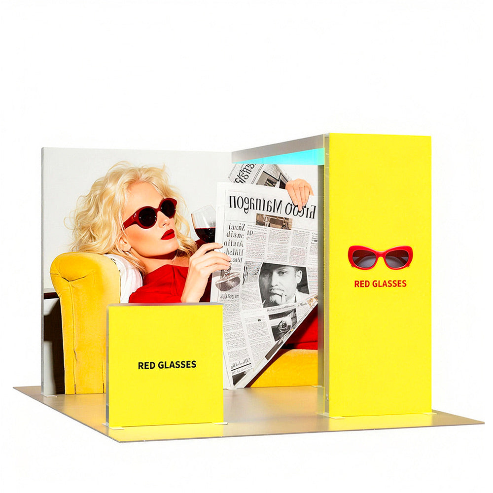 3-1EZGO_Exhibition_Modular_Lightbox_Booth_Ceiling_Arch_Kit2-3x3m