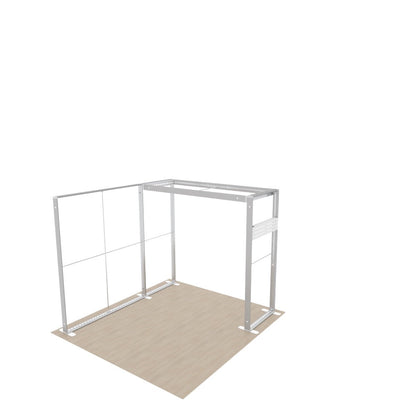 3-3EZGO_Exhibition_Modular_Lightbox_Booth_Ceiling_Arch_Kit2-3x3m