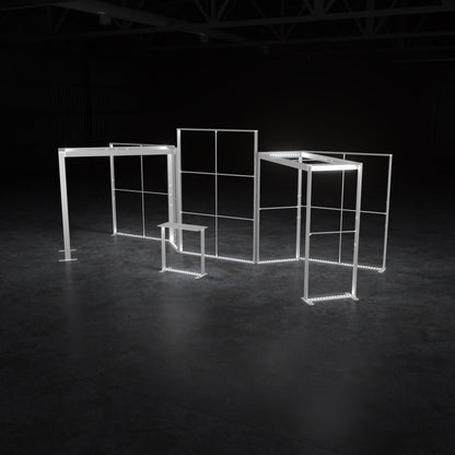 34-5EZGO_Exhibition_Modular_Lightbox_Booth_Ceiling_Arch_Kit15-8x3m