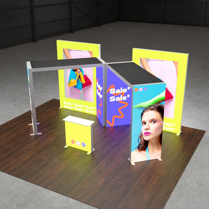 36-3EZGO_Exhibition_Stand_Led_Lightbox_Ceiling_Arch_Kit9-6x3m