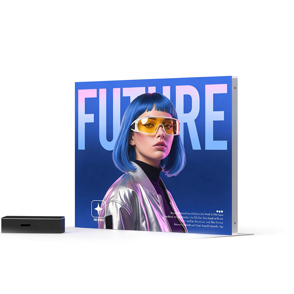 Freestanding LED Backlit Exhibition Stand Lightbox 9.8x8ft/3x2.44m