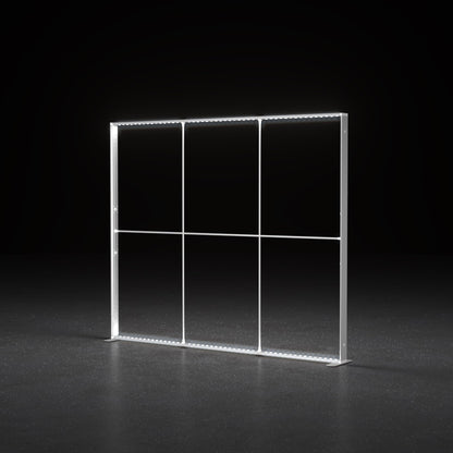 Freestanding LED Backlit Exhibition Stand Lightbox 9.8x8ft/3x2.44m