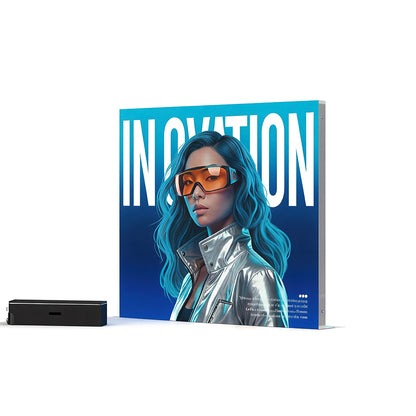 Freestanding LED Backlit Exhibition Stand Lightbox 9.8x9.8ft/3x3m