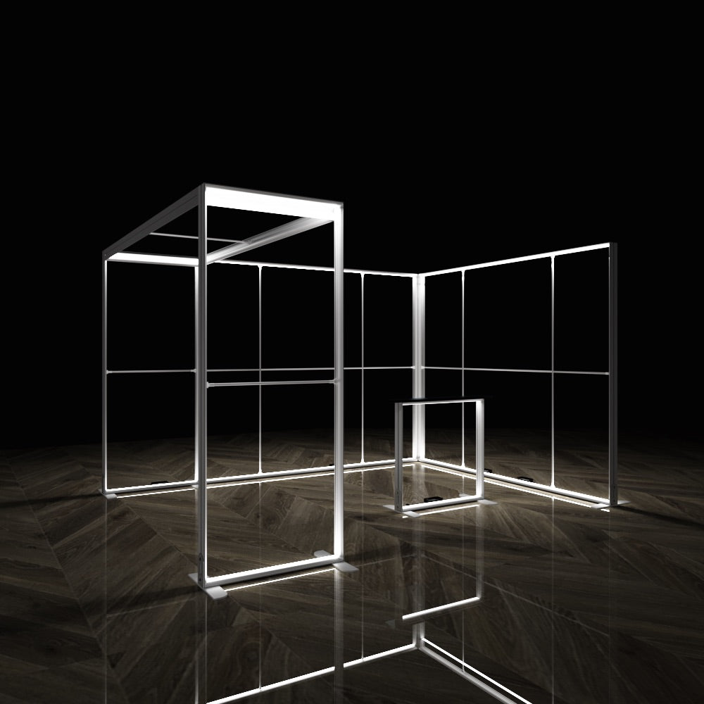 Modular Exhibition Stand LED Lightbox Ceiling Arch Display 4x3