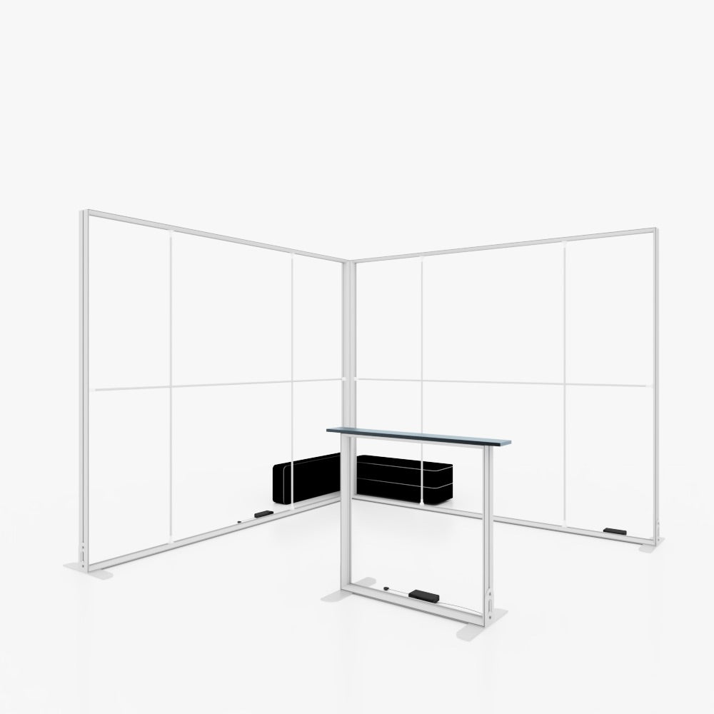 Modular Exhibition Stand LED Lightbox Ceiling Arch Display 3x3