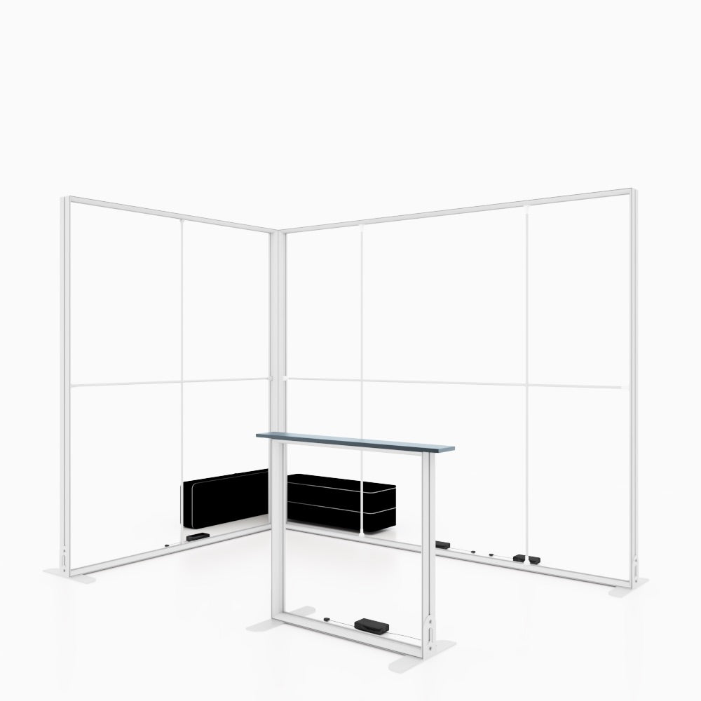Modular Exhibition Stand LED Lightbox Ceiling Arch Display 3x2