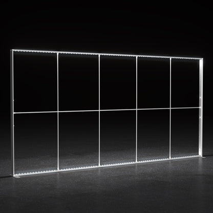 Freestanding LED Backlit Exhibition Stand Lightbox 16.4x8ft/5x2.44m