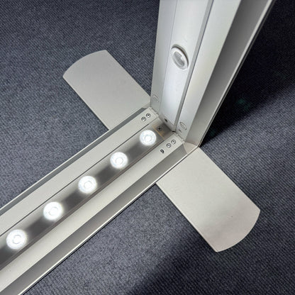 Freestanding LED Backlit Exhibition Stand Lightbox 16.4x8ft/5x2.44m