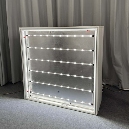 SINGO® Half Door Backlit Counter with Locking Storage 3.3ft/1m