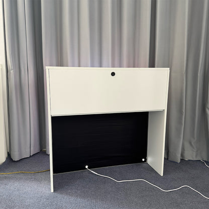 SINGO® Half Door Backlit Counter with Locking Storage 3.3ft/1m