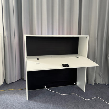 SINGO® Half Door Backlit Counter with Locking Storage 3.3ft/1m
