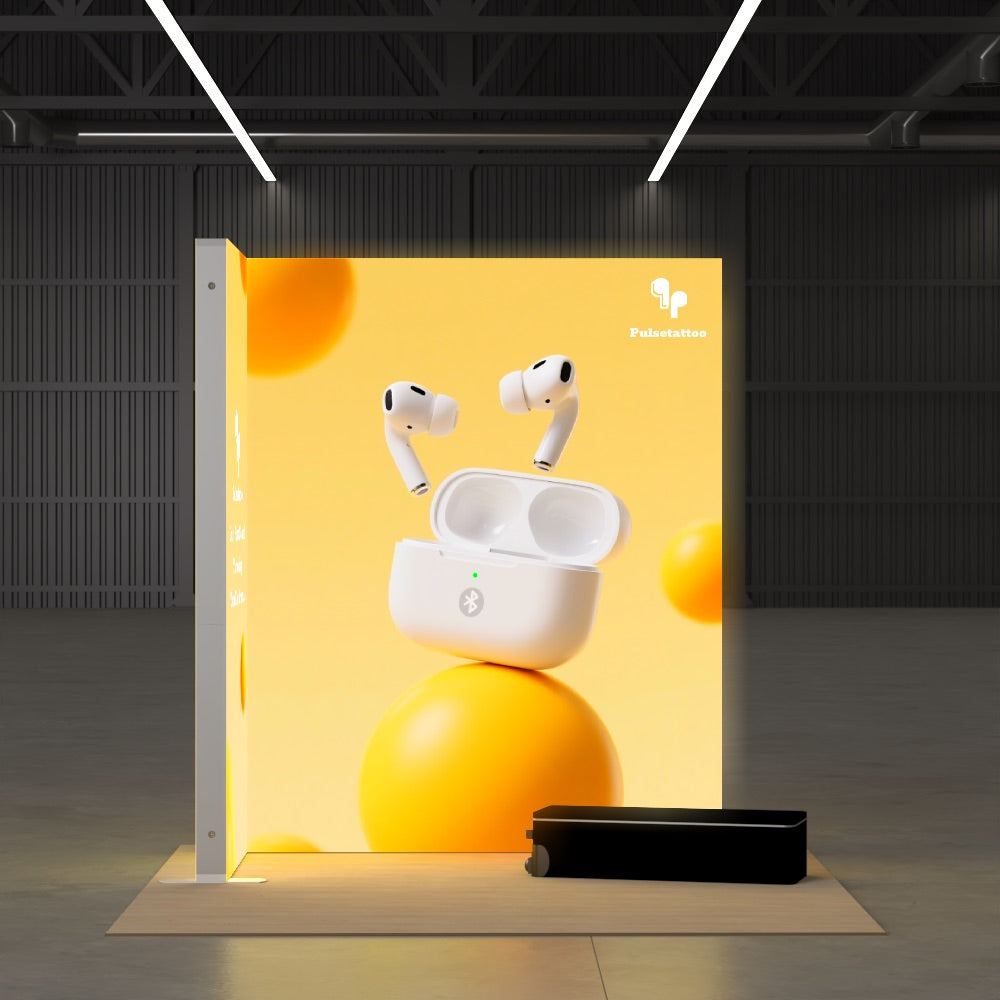 Modular Exhibition Stand LED Lightbox Ceiling Arch Display 1x2