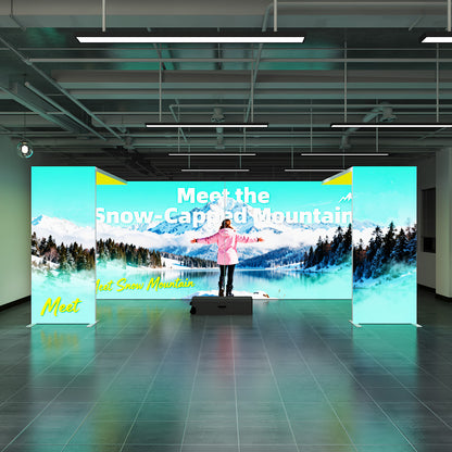 SINGO®  LED Curtain Backlit Exhibition Lightbox Ceiling Arch Kit2-20x10ft/6x3m