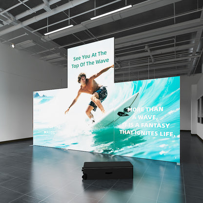 SINGO®  LED Curtain Backlit Exhibition Lightbox Combinations