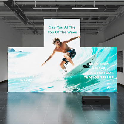 SINGO®  LED Curtain Backlit Exhibition Lightbox Combinations