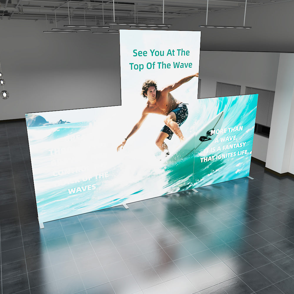 SINGO®  LED Curtain Backlit Exhibition Lightbox Combinations