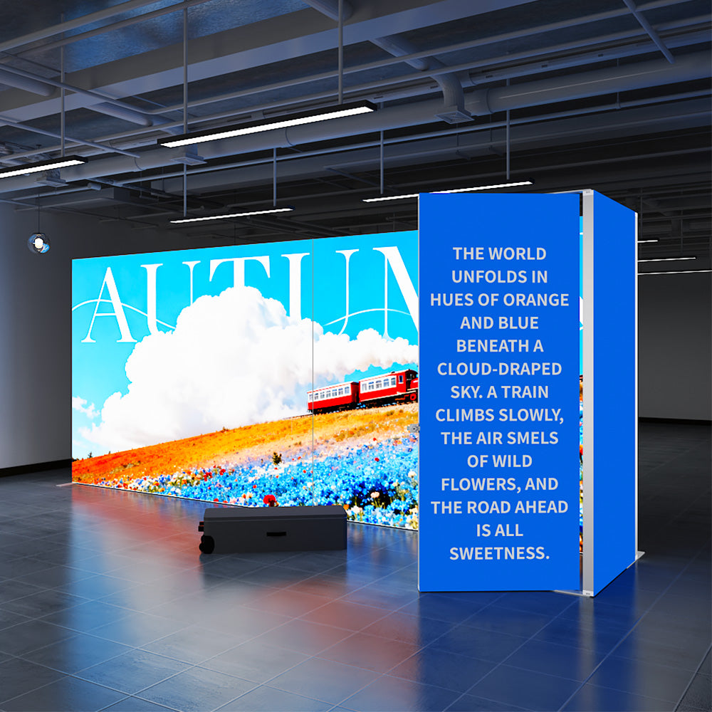 SINGO®  LED Curtain Backlit Exhibition Lightbox Storage Kit3-20x10ft/6x3m