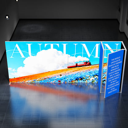 SINGO®  LED Curtain Backlit Exhibition Lightbox Storage Kit3-20x10ft/6x3m