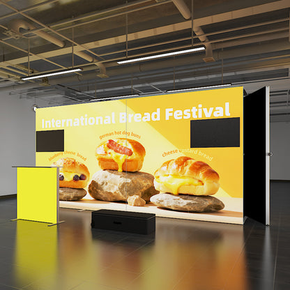 SINGO®  LED Curtain Backlit Exhibition Lightbox Storage Kit4-20x10ft/6x3m