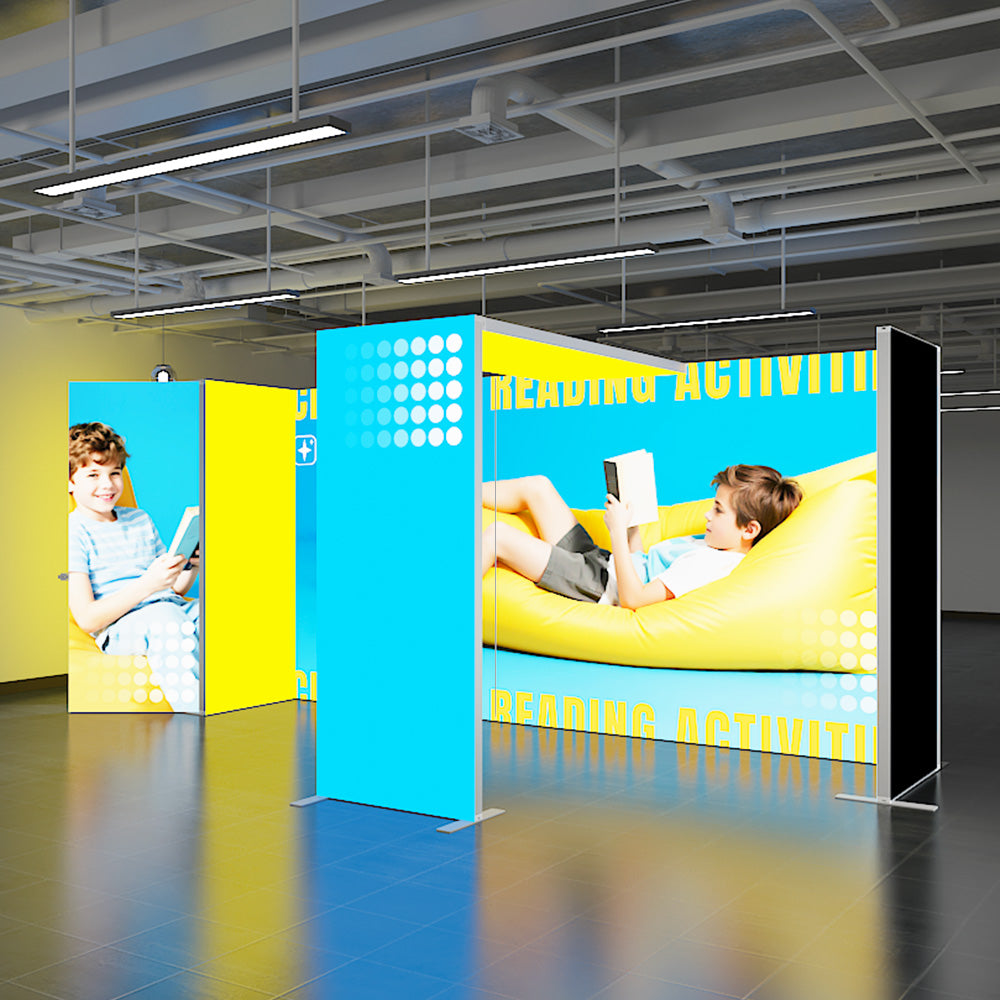 SINGO®  LED Curtain Backlit Exhibition Lightbox Storage Kit5-20x10ft/6x3m