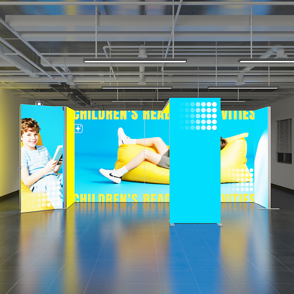 SINGO®  LED Curtain Backlit Exhibition Lightbox Storage Kit5-20x10ft/6x3m