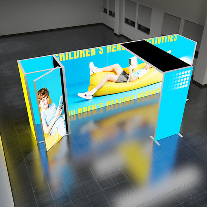 SINGO®  LED Curtain Backlit Exhibition Lightbox Storage Kit5-20x10ft/6x3m
