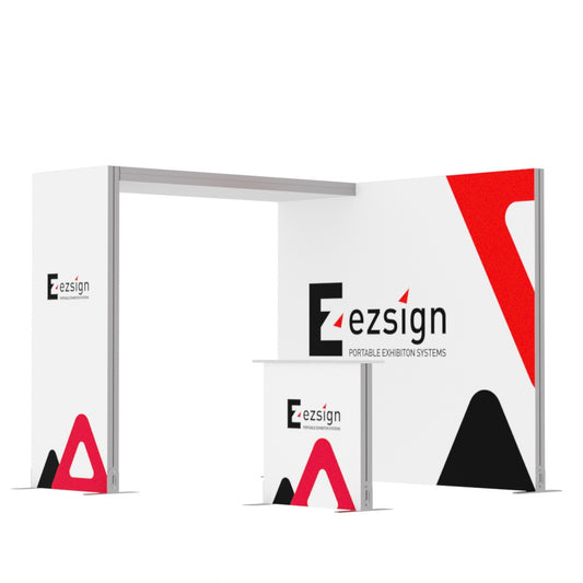 Modular Exhibition Stand LED Lightbox Ceiling Arch Display 3x2.5